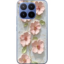 Le Balvo Xiaomi 17T Pro Uyumlu Gül Kurusu Baskılı Silikon Kılıf