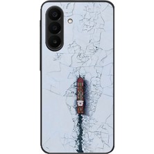 Le Balvo Samsung Galaxy A27 Uyumlu Yük Gemisi Baskılı Silikon Kılıf
