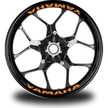 Yamaha Yazılı 8li Jant Içi Yazı Sticker Etiket