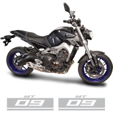 Yamaha MT09 Depo Yanı Yazı Sticker Etiket Modeli