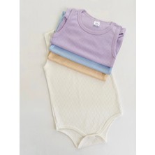 Miyakidsworld Büyük Boy (4 Adet) Çocuk Çıtçıtlı Body 3-4-5-6-7-8-9 -10-11-12 Yaş Özel Gereksinimli Zıbın
