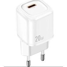 Hepu Mcdodo CH-8290 20W Mini Pd Type-C Girişli Şarj Adaptörü-Beyaz (Kdo)