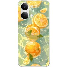 Le Balvo Poco X8 Pro Max Uyumlu Limonlar Pastel Baskılı Silikon Kılıf