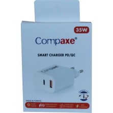 Compaxe CTA-350UT  35W 5V 3A Pd-Qc+ Type-C USB Şarj Kablosu (Kdo)