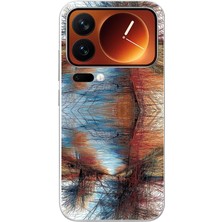 Le Balvo Xiaomi 17 Pro Max Uyumlu Karışık Çizgiler Baskılı Silikon Kılıf