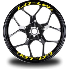 Yamaha Mt-07 Yazılı 8li Jant Içi Yazı Sticker Etiket