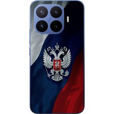 Le Balvo Xiaomi 17T Pro Uyumlu Rusya Arması Baskılı Silikon Kılıf