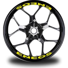 Yamaha Eneos Yazılı 8li Jant Içi Yazı Sticker Etiket