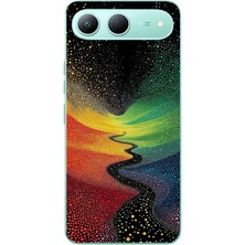 Le Balvo Tecno Spark 40 5g Uyumlu Renkli Yollar Baskılı Silikon Kılıf