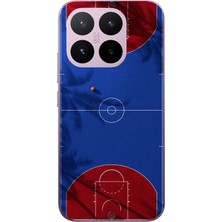 Le Balvo Xiaomi 17T Uyumlu Basketbol Sahası Baskılı Silikon Kılıf