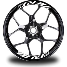 Yamaha Yzf R1M  Yazılı 8li Jant Içi Yazı Sticker Etiket