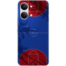 Le Balvo Poco X8 Pro Max Uyumlu Basketbol Sahası Baskılı Silikon Kılıf