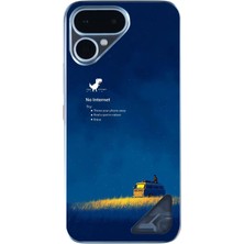 Le Balvo Tecno Pova Curve 2 Uyumlu Internet Yok Baskılı Silikon Kılıf