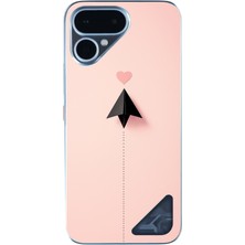 Le Balvo Tecno Pova Curve 2 Uyumlu Kalp Siyah Uçak Baskılı Silikon Kılıf