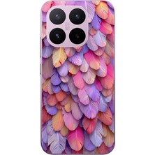 Le Balvo Xiaomi 17T Uyumlu Tüylü Kalpler Baskılı Silikon Kılıf
