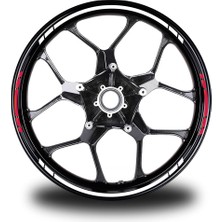 Motiker Yazısız Uzun Dış Şerit 8'li Çift Renk Sticker Modeli