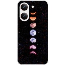 Le Balvo Poco X8 Pro Uyumlu Tüm Gezegenler Baskılı Silikon Kılıf