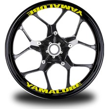 Yamaha Yamalube Yazılı 8li Jant Içi Yazı Sticker Etiket