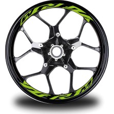 Yamaha Yzf R1M  Yazılı 8li Jant Içi Yazı Sticker Etiket