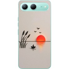 Le Balvo Tecno Spark 40 5g Uyumlu Gün Batımı Çizim Baskılı Silikon Kılıf