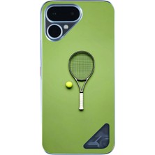 Le Balvo Tecno Pova Curve 2 Uyumlu Tenis Raketi Baskılı Silikon Kılıf