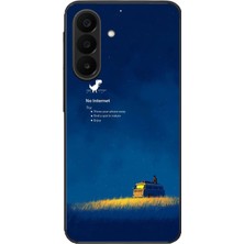 Le Balvo Samsung Galaxy A27 Uyumlu Internet Yok Baskılı Silikon Kılıf