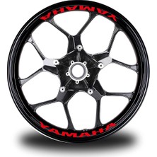 Yamaha Yazılı 8li Jant Içi Yazı Sticker Etiket