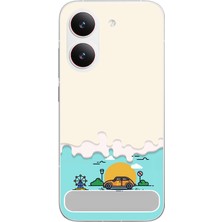 Le Balvo Poco X8 Pro Uyumlu Tatil Yolu Baskılı Silikon Kılıf