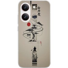 Le Balvo Poco X8 Pro Uyumlu Japon Felsefesi Baskılı Silikon Kılıf