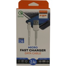Megatech MT-DM2MT 2.4A Micro 2mt Data Şarj Kablosu (Kdo)