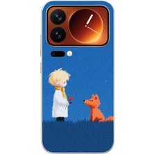 Le Balvo Xiaomi 17 Pro Max Uyumlu Sarışın Çocuk ve Köpek Baskılı Silikon Kılıf