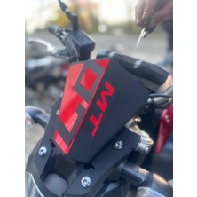 Motiker Yamaha Mt-07 Ön Cam 07 Yazısı  Işareti Sticker Etiket Modeli