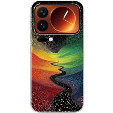 Le Balvo Xiaomi 17 Pro Max Uyumlu Renkli Yollar Baskılı Silikon Kılıf