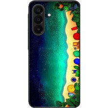 Le Balvo Samsung Galaxy A27 Uyumlu Tatil Kumsal Gecesi Baskılı Silikon Kılıf