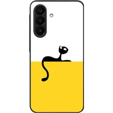 Le Balvo Samsung Galaxy A27 Uyumlu Dişi Kedi Baskılı Silikon Kılıf