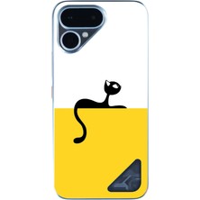 Le Balvo Tecno Pova Curve 2 Uyumlu Dişi Kedi Baskılı Silikon Kılıf