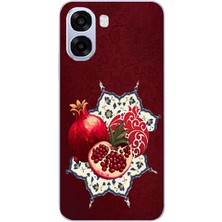 Le Balvo Oppo A6T - A6X Uyumlu Nar Retro Baskılı Silikon Kılıf