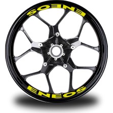 Yamaha Eneos Yazılı 8li Jant Içi Yazı Sticker Etiket
