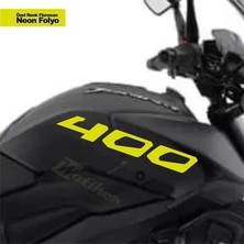 Motiker Bajaj Dominar Gri 400 Yazı Sticker Etiket Modeli