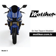 Yamaha YZF-R25 Ön Kafa Sticker Modeli 3 - 2019 Üzeri