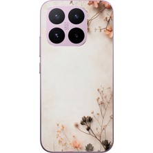 Le Balvo Xiaomi 17T Uyumlu Kuru Dallar Baskılı Silikon Kılıf