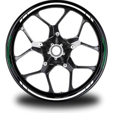 Motiker Yazısız Uzun Dış Şerit 8'li Çift Renk Sticker Modeli