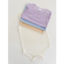 Miyakidsworld Büyük Boy (4 Adet) Çocuk Çıtçıtlı Body 3-4-5-6-7-8-9 -10-11-12 Yaş Özel Gereksinimli Zıbın