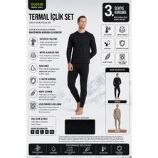Oil Company Siyah Termal Içlik Set Unisex Iıı. Seviye