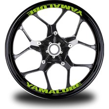 Yamaha Yamalube Yazılı 8li Jant Içi Yazı Sticker Etiket