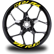 Yamaha Yzf R1M  Yazılı 8li Jant Içi Yazı Sticker Etiket