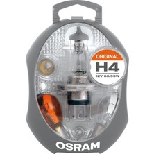 Osram H4 Clk Yedek Ampul Seti 12V (1 Set)