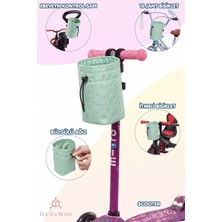 Lucina Flow Çocuk Bisiklet Scooter Gidon Çantası, Ön Bisiklet Sepeti, Su Geçirmez Kumaş, Çoğu Çocuk Bisikleti Veya Scooter'a Uyumlu
