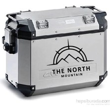 Motiker The North Mountain Motosiklet Çanta Sticker Etiket Modeli