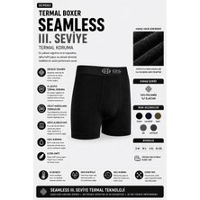Oil Company Termal Siyah Boxer Seamless Iıı. Seviye